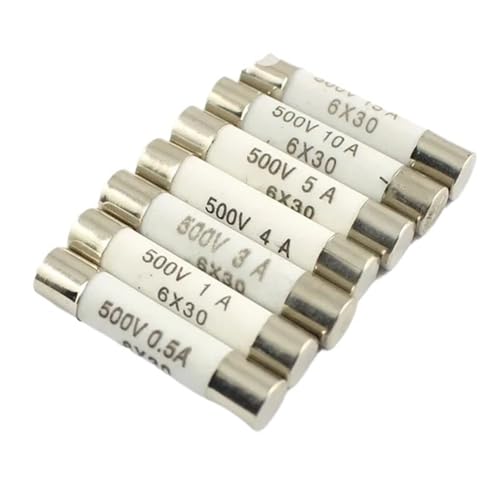 Fusible rapide 6x30mm en céramique pour sécuriser les prises électriques types BS1362