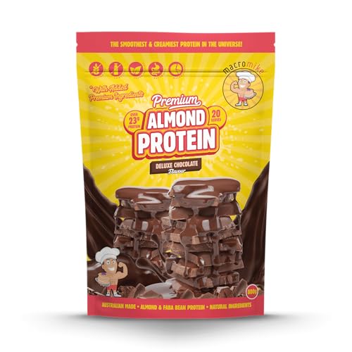 Macro Mike Deluxe Chocolate Premium Almond Protein Powder 800 g