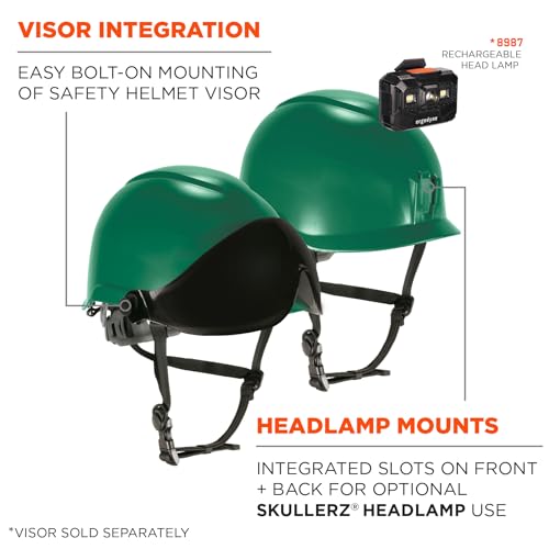 Casque Type II Classe E antichoc avec éclairage LED frontal Skullerz - 7