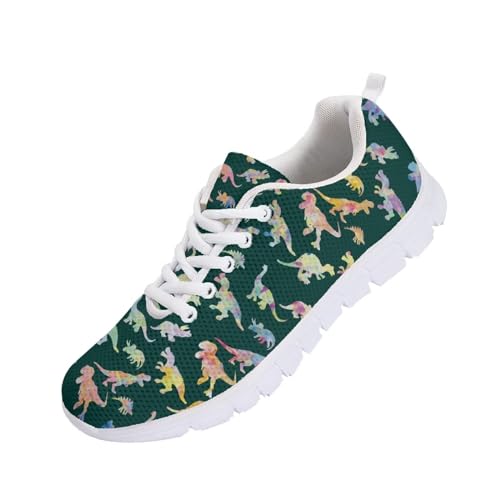 Image of GIFTPUZZ Mens Lace Up Athletic Trainers Running Sneakers Wedge Breathable Gym Lightweight Sports Tennis Shoes