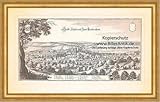  Kunstdruck Gandersheim 0493 Serrure à stylo avec église ancienne pièce de monnaie Abtei Merian