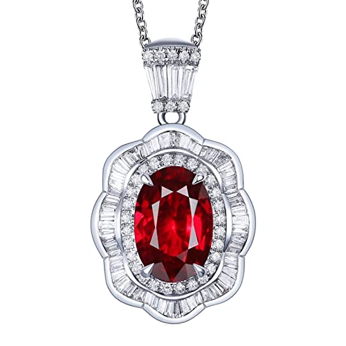 Bague fleur diamant et rubis 1,2 CT à porter au quotidien
