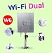 Antena WiFi Wonect N4000 USB Largo Alcance Cable Exterior Longitud (10 Metros)