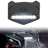 SAUTVS Sport Hood Scoop with LED Spotlight Accent Auxiliary Driving Spot Light for Can-Am Maverick X3 XDS XRS MAX Turbo RR 2017-2025 Accessories