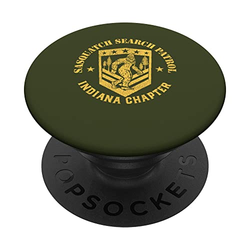Sasquatch Search Patrol Indiana Chapter Vintage Military PopSockets Swappable PopGrip