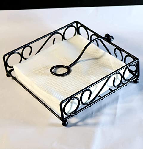 Craftland Metal Napkin Stand Tissue Paper Towel Holder for Dining Table Décor Napkin Holder Dispenser for Kitchen Restaurant Hotel Office,Home Table Décor Item (Ring Tissue) thumbnail 6