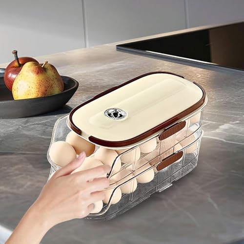Organizador de huevos automático para mantener tu nevera siempre ordenada y limpia 8