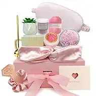 Spa Care Basket for Women, A Self Care Package Ideal for Birthdays, Christmas, Get Well Soon, and Relaxation. Perfect for Mom, Wife, Grandma, Sister, Friends, Teacher