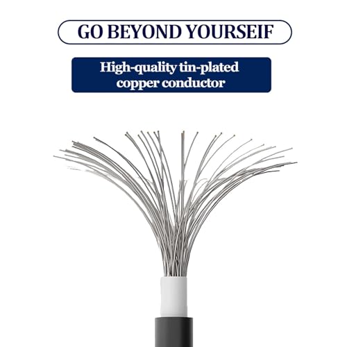 Cable solar de 2.5 mm² unipolar para exteriores resistente a rayos UV con aislamiento PE 3