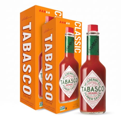 Tabasco Original Red Flavor Hot Sauce (12 Ounce) (Pack of 2)