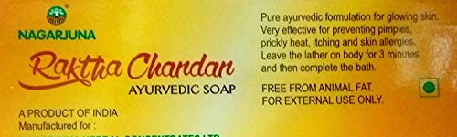 Nagarjuna Raktha Chandan Soap (Pack Of 6) #TOP1