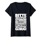 Ausbildungsberater lustiger Spruch T-Shirt mit V-Ausschnitt