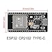 AITRIP 3PCS 38Pins Type-C USB ESP32S ESP32 ESP-WROOM-32 Development Board 2.4GHz WiFi Dual Cores Microcontroller Integrated with Antenna RF Low Noise Amplifiers Filters for Arduino IDE