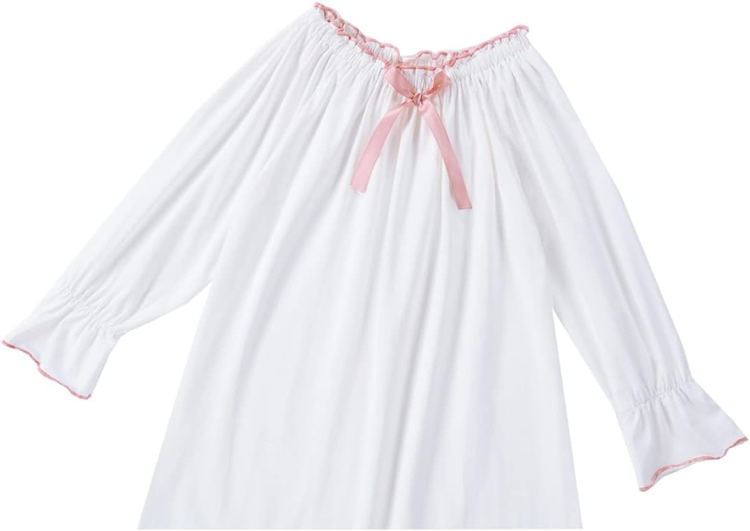 Kids Girls Soft Cotton Nightgown Sleepwear Dress Toddler 3-12 Years - Image 2