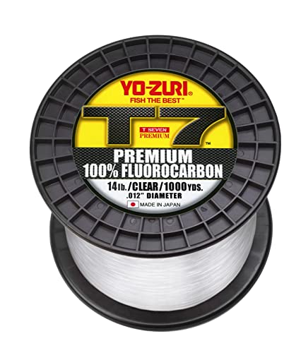 Yo-Zuri T7-14LB-CL-1000YD: T-7 Premium Fluorocarbon 14Lb 1000Yd, Clear -  T7 14LB CL 1000YD
