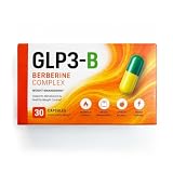 GLP3-B Berberin Komplex | Kapseln zur Unterstützung des Stoffwechsels | Die Original-Formel | Bekannt aus dem TV | Ohne Zusatzstoffe | 30 Kapseln (1 Packung)
