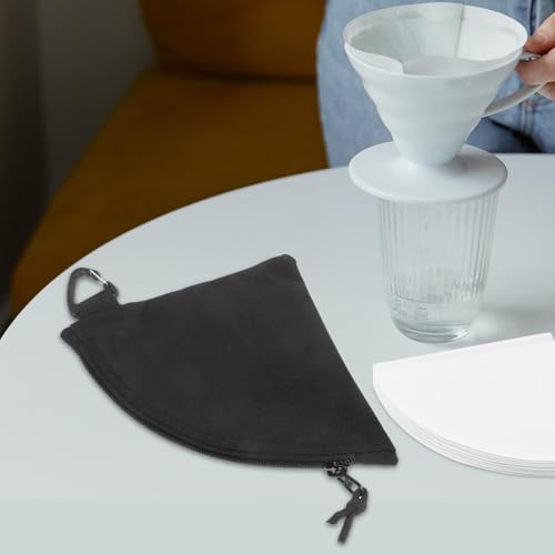 Filtro de café negro: bolsa de poliéster compacta para acampadas 4