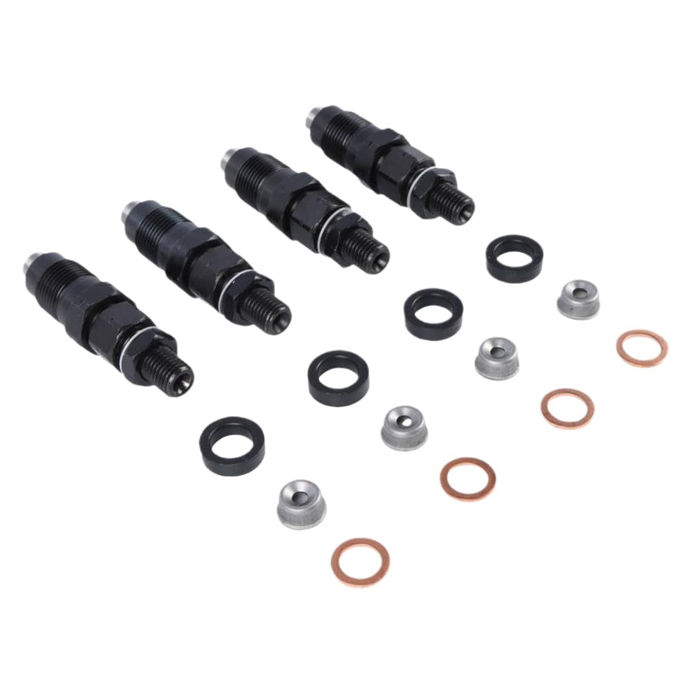 Ogbtkizp Onecolor 4Pcs Diesel Fuel Injectors Compatible With Toyota Surf Prado 1Kz-Te 3.0L