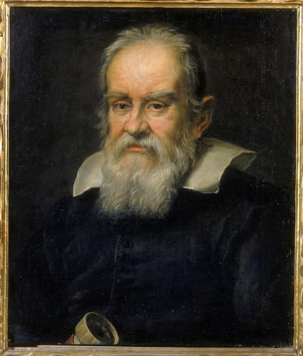 Portrait de Galileo Galilei tableau d'art de prestige Sustermans 60x90