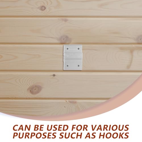 Image of OSALADI 1set Z-Shaped French Cleat Picture Hanging Kit Heavy Duty Interlocking Wall Mount Bracket for Mirrors Whiteboards and Art Easy Installation Hardware Screws Durable Design