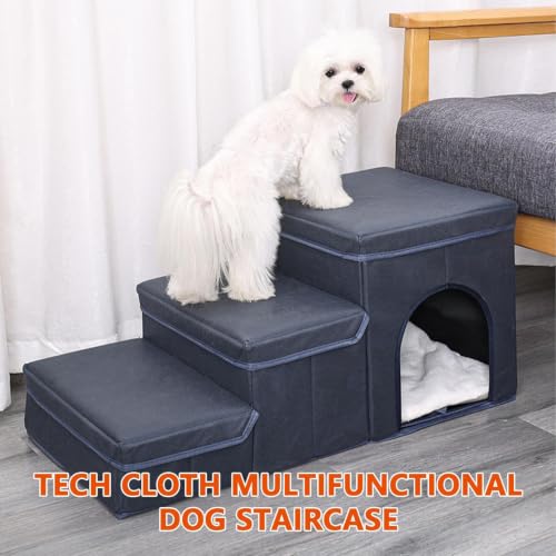 Rampa para perros para cama para facilitar el acceso seguro al sofá o terraza 7