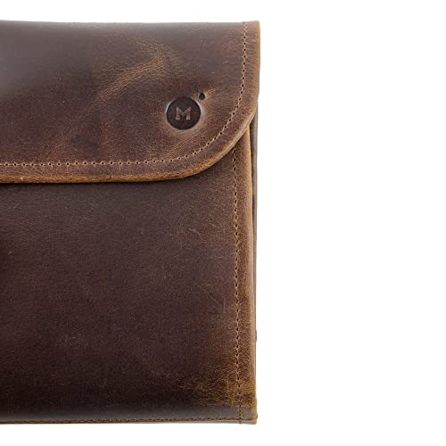 Moonster Hanging Toiletry Bag for Men & Women - Large Size Dopp Kit, Ideal Travel Toiletry Bag with Hanger, Mens Toiletry Bags for Traveling - Leather Toiletry Bag for Men by moonster - Image 9