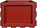 Crosley AC1004A-RE Record Storage Crate Holds up to 75 Albums, Red