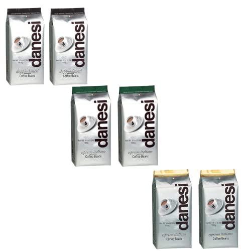 Danesi Whole Roasted Coffee Beans For Espresso - Doppio (4.5Lb), Emerald (4.5Lb), Gold (4.5Lb) #TOP27