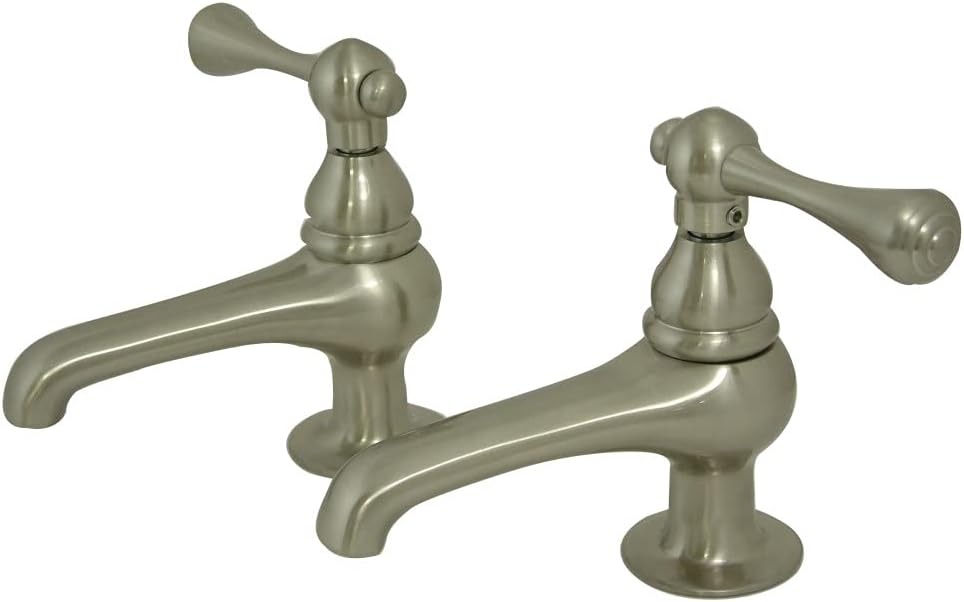 Kingston Brass KS3208BL Restoration Basin Tap Faucet, Brushed Nickel