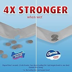 Alternative view of Charmin Toilet Paper Ultra Strong Clean Touch, 18 Family Mega Rolls = 90 Regular Rolls (Packaging May Vary), Household Essentials, Bathroom Essentials