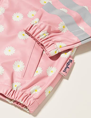 Playshoes Regenjacke Unisex Kinder Wind- und wasserdicht Regenmantel Regenbekleidung, Margerite, 92