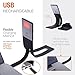 Vekkia Bookmark Book Light, Clip on Reading Lights for Books in Bed, Infinite Brightness Levels, Soft Light Easy for Eyes, Built-in USB Cable Easy Charge. for Readers & Kids