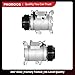 PHOBOOS A/C Compressor with Clutch Compatible with Mazda 3 2014-2018, 3 Sport 2014-2018, CX-5 2014-2022, L4 2.0L/2.5L, Fast Cooling, Low Noise, Easy Installation, Ref. CO29127C, 198384