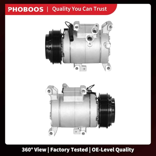 PHOBOOS A/C Compressor with Clutch Compatible with Mazda 3 2014-2018, 3 Sport 2014-2018, CX-5 2014-2022, L4 2.0L/2.5L, Fast Cooling, Low Noise, Easy Installation, Ref. CO29127C, 198384 by PHOBOOS - Used condition - Image 7
