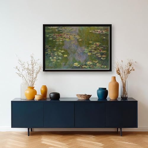 Tableau Toile Nénuphars Claude Monet Cadre à Suspendre - 5