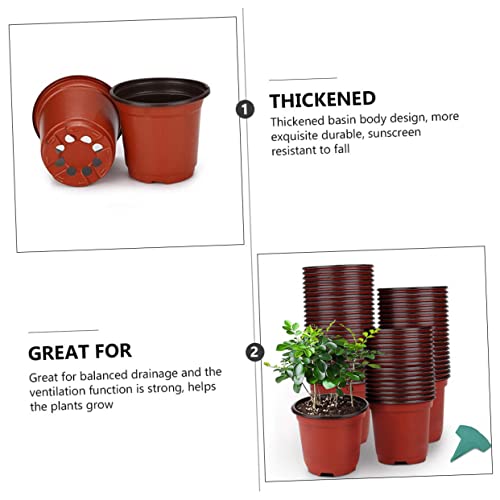 Operitacx 1 Set Seedling Pot Serving Tray Round Plant Starting Trays Succulent Nursery Pots Greenhouse Grow Pots Garden Tools Gardening Flower Pots Plant Nutrition Cups Succulent Plants Care #TOP4