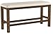 Signature Design by Ashley Morriville Counter Height Upholstered Dining Room Bench, Brown