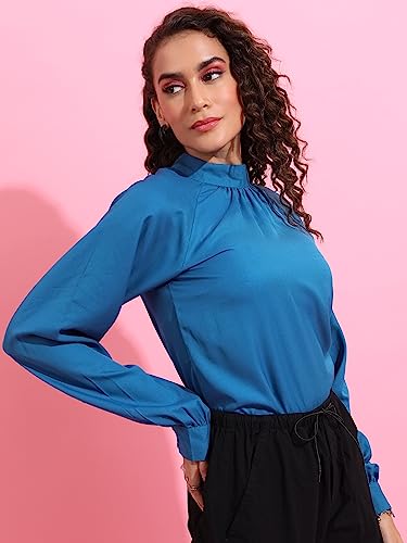 Image of KETCH Women Polyester Regular Fit Full Sleeve Tops