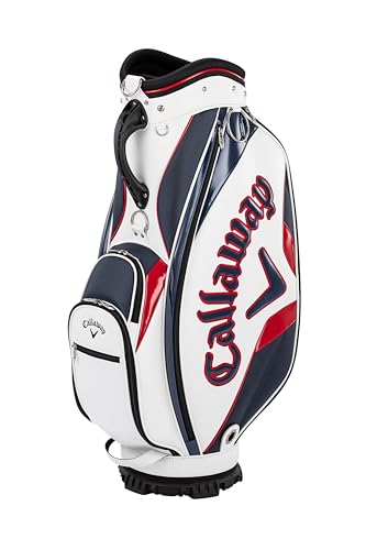 キャロウェイ(Callaway) キャディバッグ CRT EXIA WHT/NVY/RED 25 (カートタイプ 9.5型 47インチ対応 4.2kg 5分割) ホワイト/ネイビー/レッド メンズのサムネイル