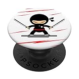 Fresco Diseño Japonés Ninja Anime PopSockets PopGrip Intercambiable