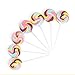 Swirl Lollipops Individually Wrapped Bulk,Swirl Candy, Kid's Lollipops Candy for Birthday,Party Favors,Tropical Fruit Flavor 24 Pack