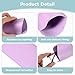 BOHUIZ 6 Pack Soft Leather Glasses Case, Eyeglasses Case Portable PU Leather Travel Glasses Pouch Sunglasses Storage Bag for Women Men
