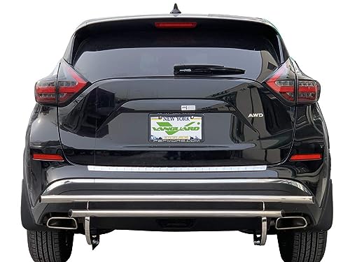 VANGUARD VGRBG-1018-0544SS Stainless Steel Double Layer Rear Bumper Guard | Compatible with 09-22 Nissan Murano