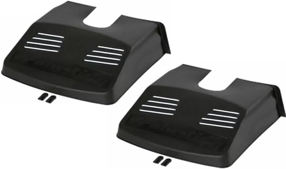 2 x Drain Cover, Black Plastic Grid Pipe Cover Ventilated, Prevents Blockages To Drains