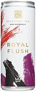 Real Sparkling Tea Royal Flush | 0.5% ABV | 8 x 250ml Cans | Kombucha