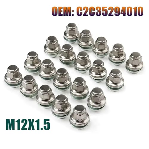 Tuercas de rueda de 12 x 1.5 para viajar seguro en Jaguar X-Type 2001-2009 3