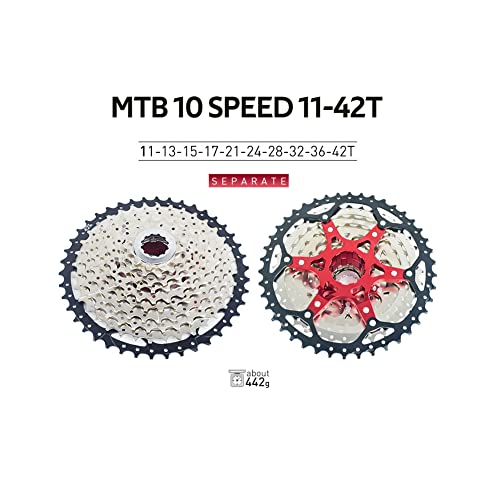 Bibike 8/9/10/11 Speed Bike Cassette 11-40T/11-42T/11-46T/11-50T Mountain Bike Cassette Compatible with Shimano Sram(Except Sram XD)