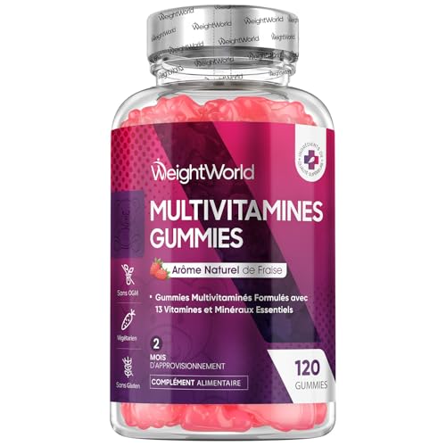 Gummies Multivitamines et Minéraux 120 Gummies Vegan 2 Mois de