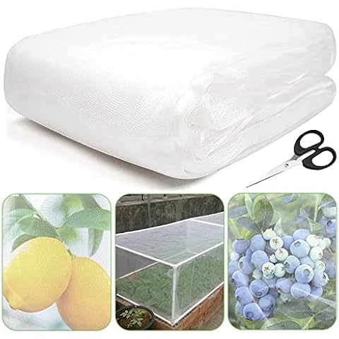 Gartennetz Insektenschutznetz Pflanzenschutznetz Gemüsenetz Insektennetz Schädlingsschutznetz 2,5m x 10m Cover