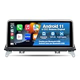 AWESAFE Android [4GB+64GB] Radio Coche con Pantalla Táctil 10.25 Pulgadas para BMW X5 E70/X6 E71 2007-2009 con Sistema CCC, Apoya GPS/Carplay/Android Auto Inalámbrico, Admite WiFi/WLAN/4G